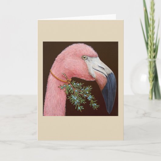Helena het wenskaart flamingo kaart (Voorkant)