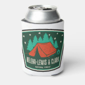Helena-Lewis en Clark National Forest Camping Blikjeskoeler (Blikje Achterkant)