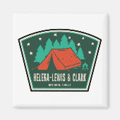Helena-Lewis en Clark National Forest Camping Magneet (Voorkant)