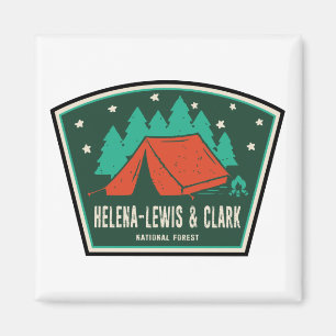 Helena-Lewis en Clark National Forest Camping Magneet