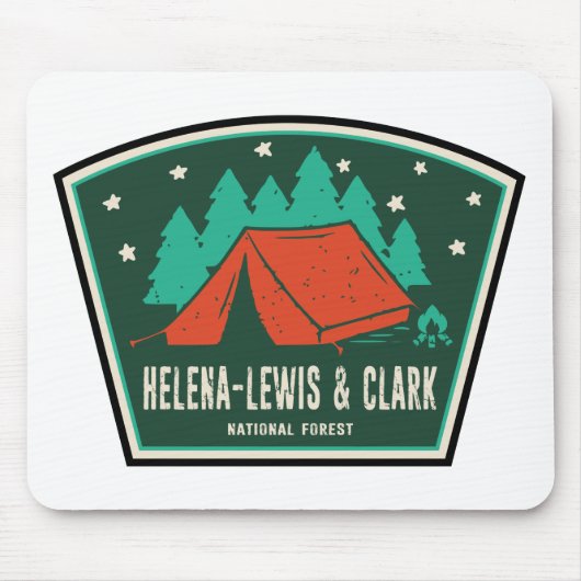 Helena-Lewis en Clark National Forest Camping Muismat (Voorkant)