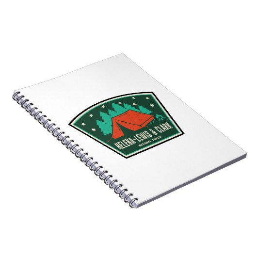 Helena-Lewis en Clark National Forest Camping Notitieboek (Rechterzijde)