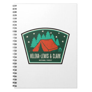Helena-Lewis en Clark National Forest Camping Notitieboek
