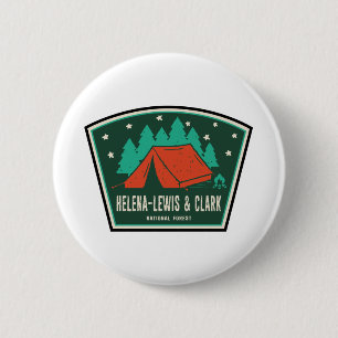 Helena-Lewis en Clark National Forest Camping Ronde Button 5,7 Cm