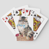 Helena Maguire Kat in een rieten bed Pokerkaarten (Achterkant)