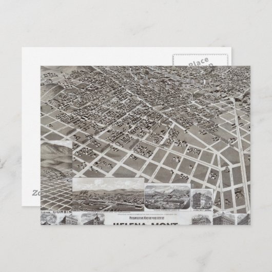 Helena, Mont Briefkaart (Voorkant / Achterkant)