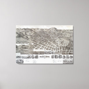 Helena, Mont Canvas Afdruk