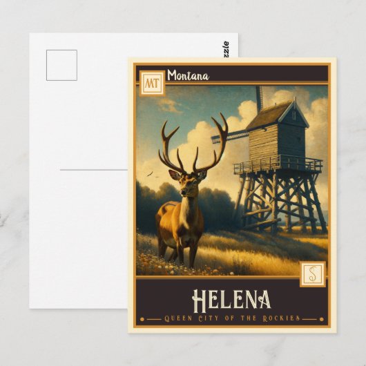 Helena, Montana |  Briefkaart (Voorkant / Achterkant)