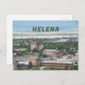 Helena, Montana downtown uitzicht Briefkaart (Voorkant / Achterkant)
