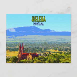 Helena Montana Sleeping Giant Mountains Briefkaart