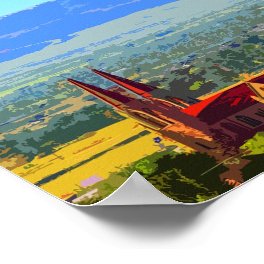 Helena Montana Sleeping Giant Mountains  Poster (Hoek)