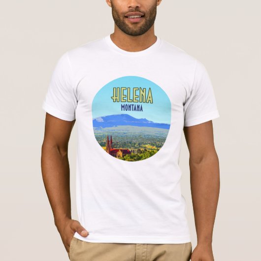 Helena Montana Sleeping Giant Mountains  T-shirt (Voorkant)