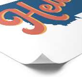 Helena, Montana staat print (Hoek)