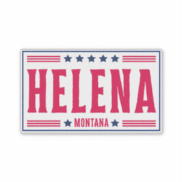 HELENA MONTANA Stars & Stripes Sticker