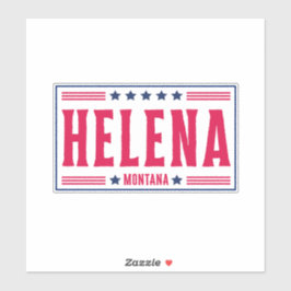 HELENA MONTANA Stars & Stripes Sticker