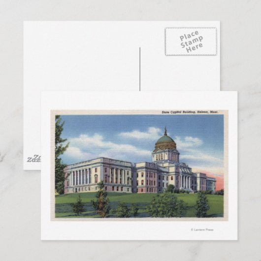 Helena, Montana - Uitzicht voor het staatskapitaal Briefkaart (Voorkant / Achterkant)