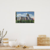 Helena, Montana - Uitzicht voor het staatskapitaal Poster (Keuken)