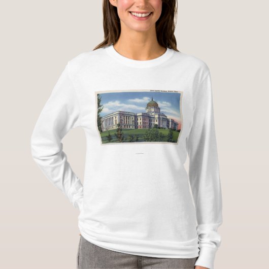 Helena, Montana - Uitzicht voor het staatskapitaal T-shirt (Voorkant)