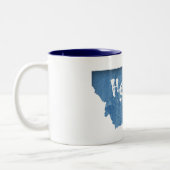 Helena Montana Wood Grain Tweekleurige Koffiemok (Links)