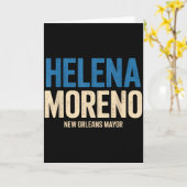 Helena Moreno New Orleans Mayor  Kaart (Gele Bloem)