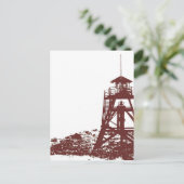 Helena MT Firetower Briefkaart (Staand voorkant)