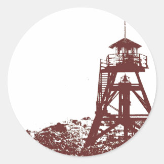Helena MT Firetower Ronde Sticker