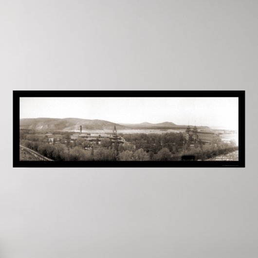 Helena, MT Foto 1907 Poster (Voorkant)