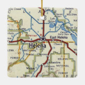 Helena MT  kaart Keramisch Ornament (Achterkant)