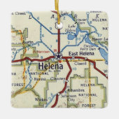 Helena MT  kaart Keramisch Ornament (Voorkant)