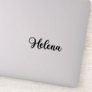 Helena Naam - Handgeschreven kalligrafie Sticker