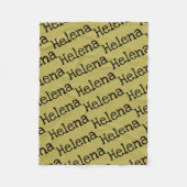 helena-naam van het herhaalde Orphan Black patroon Fleece Deken (Voorkant)