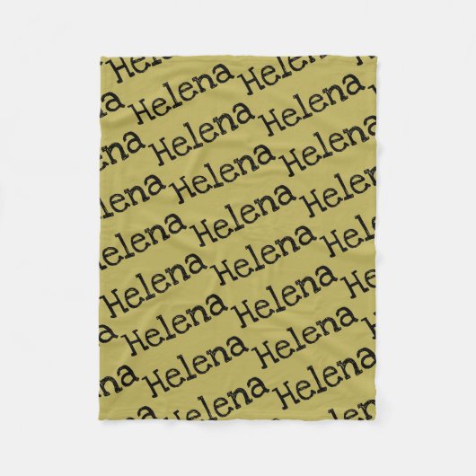 helena-naam van het herhaalde Orphan Black patroon Fleece Deken (Voorkant)