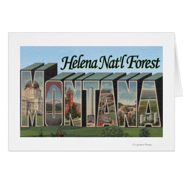 Helena Nat'l Forest, Montana (Voorkant Horizontaal)