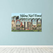 Helena Nat'l Forest, Montana Canvas Afdruk (Insitu (Houten vloer))