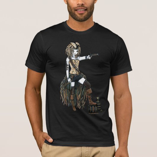 "Helena" Sky Pirate Ship Moon Fae Shirt (Voorkant)