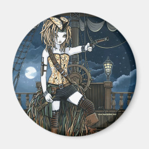 "Helena" Sky Piratenschip Moon Fae Magnet