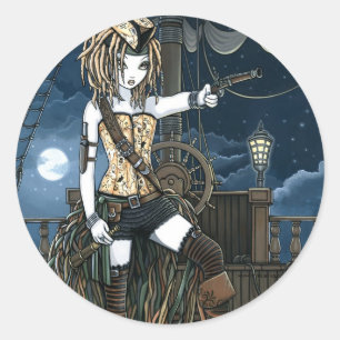 "Helena" Sky Piratenschip Moon Fae Stickers