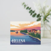 Helena USA Briefkaart (Staand voorkant)
