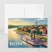 Helena USA Briefkaart (Voorkant / Achterkant)