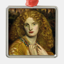 Helena van Troje (Dante Gabriel Rossetti) Metalen Ornament