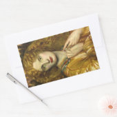 Helena van Troje (Dante Gabriel Rossetti) Rechthoekige Sticker (Envelop)