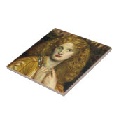 Helena van Troje (Dante Gabriel Rossetti) Tegeltje (Zijkant)