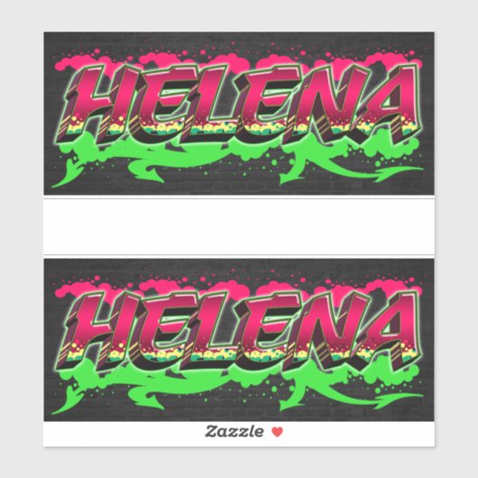Helena Vorname Name Graffiti Aufkleber Sticker (Vel)