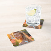 Helena's Ocean Whisper: een rustig uitje Kartonnen Onderzetters (Insitu)