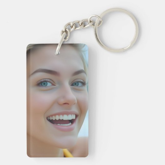 Helena's Paradise: Een kustdroom Sleutelhanger (achterkant)