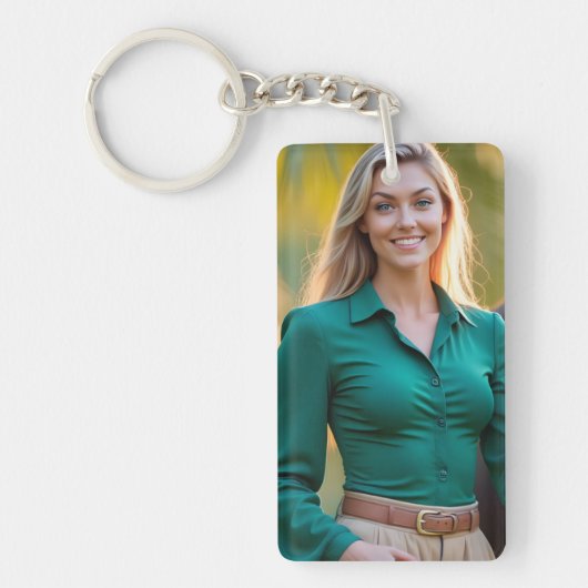 Helena's Paradise: Een kustdroom Sleutelhanger (Voorkant)