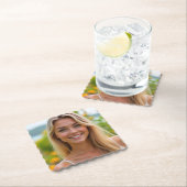 Helena's Tropische Haven: Zon, Zee en Sereniteit Kartonnen Onderzetters (Insitu)