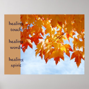 helende aanrakingskunst helende woorden prints Ver