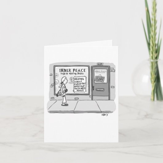 Helende Gesloten Cirkel Wegens Ziekte Kaart (Voorkant)