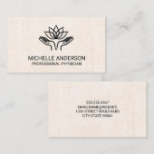 Helende handen | Acupunctuur | reflexologie Visitekaartje (Voorkant / Achterkant)